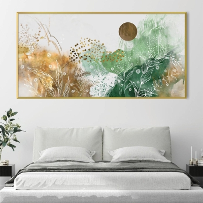 Prairies de la toile abstraite
