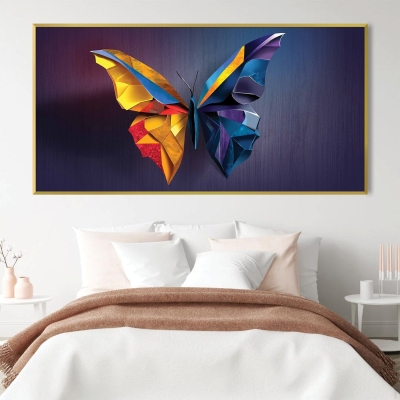 Toile Papillon Prismatique
