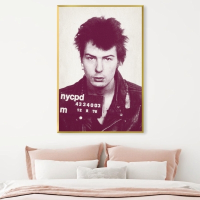 Sid Mugshot Toile Violette