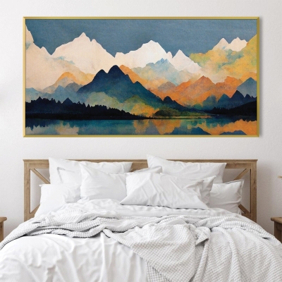 Toile Montagnes sur Montagnes