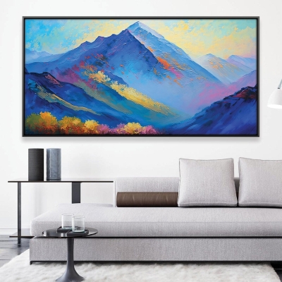 Toile de montagne dimensionnelle