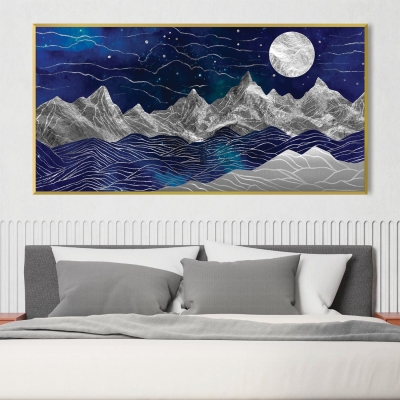 Toile Montagnes d’Argent