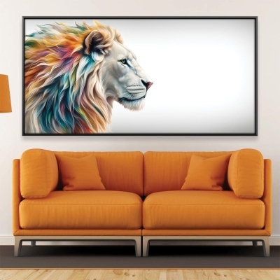 Toile Regard de Lion