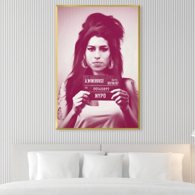 Toile magenta Amy Mugshot
