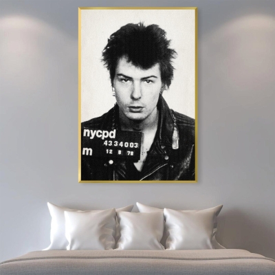 Sid Mugshot Toile Noire