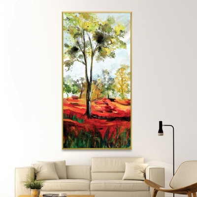 Toile Symphonie d’arbre aquarelle