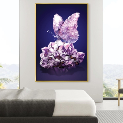 Toile Papillon Améthyste