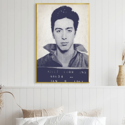 Pacino Mugshot-Leinwand
