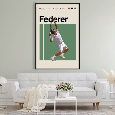 Federer Stats Easy Build Frame