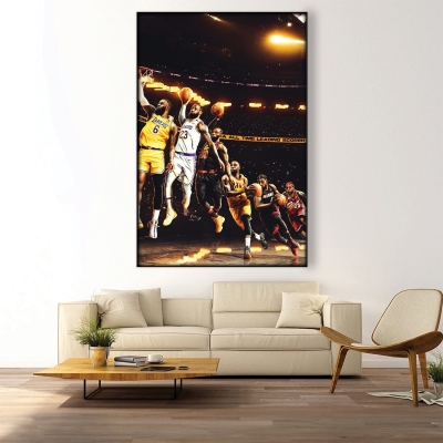 Lebron Leading Scorer, einfach zu bauender Rahmen