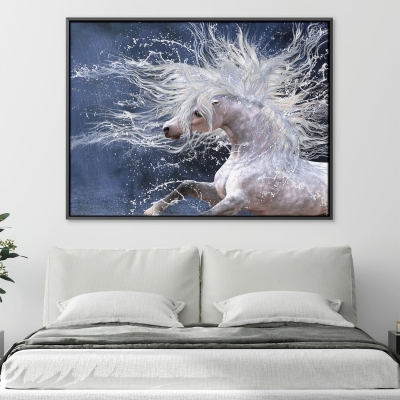 Toile éclaboussante