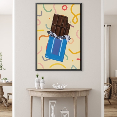 Toile de bouchée de chocolat