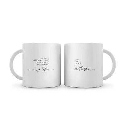 Ma vie avec toi tasse