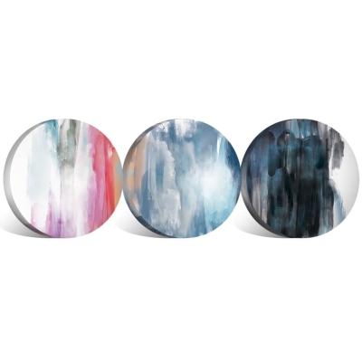 Toile Spectrum Strokes - Cercle