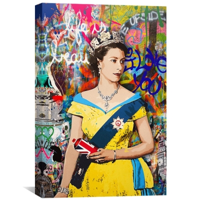 Toile de royauté de graffiti