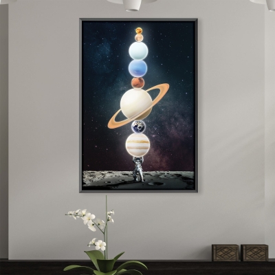 Toile de pile spatiale