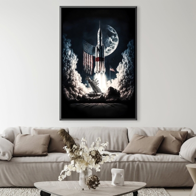 Toile de course spatiale
