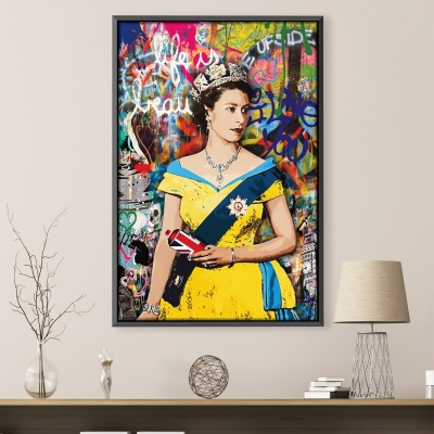 Toile de royauté de graffiti