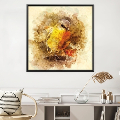 Toile Petit Oiseau