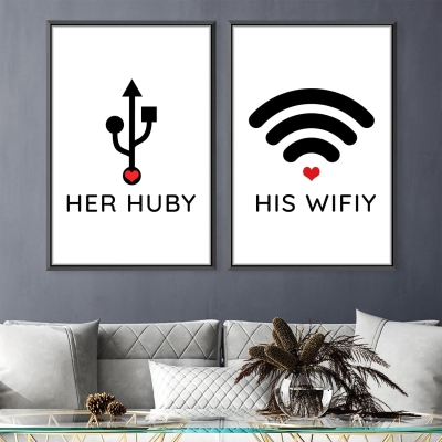 Toile Huby & Wifey