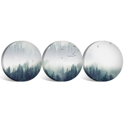 Toile Paysage Forestier - Cercle