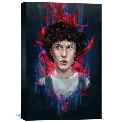 Stranger Things Eleven Leinwand