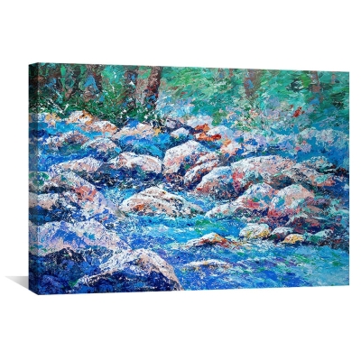 Toile Rhapsodie de la rivière