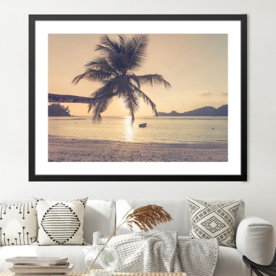 Strandurlaub-Druck