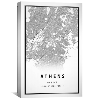 Toile carte blanche d’Athènes
