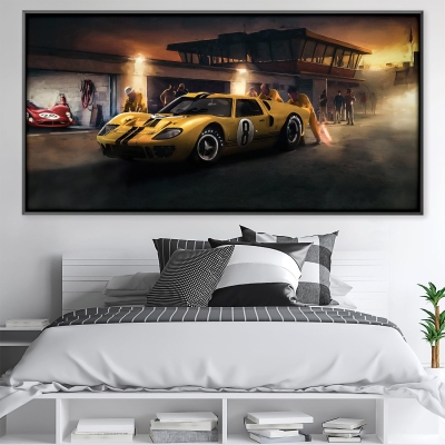 Toile Racer Jaune