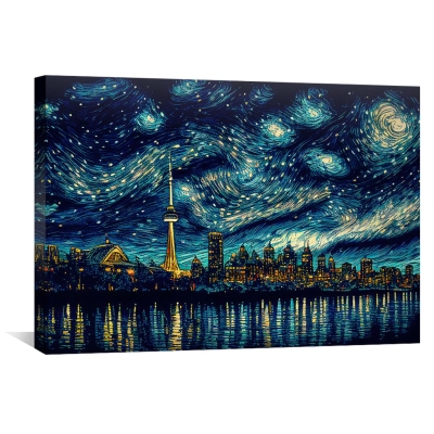 Toile de nuit étoilée de Toronto