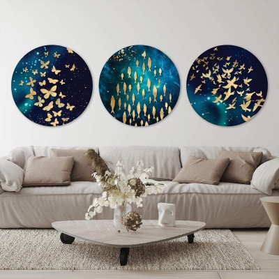Toile Golden Array - Cercle