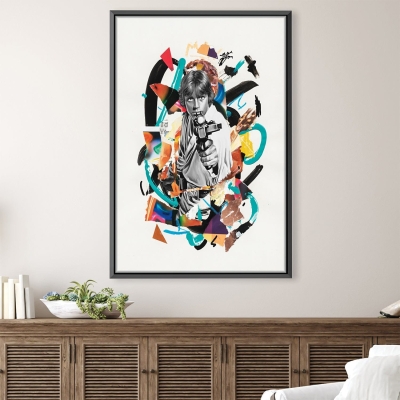 Toile de collage Luke Skywalker