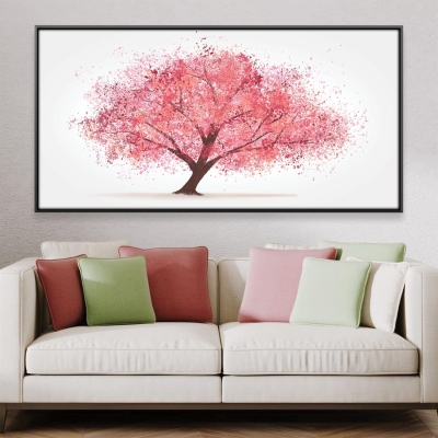 Kirschblüten-Schlichtheits-Leinwand