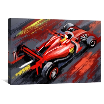Toile de coups de pinceau F1
