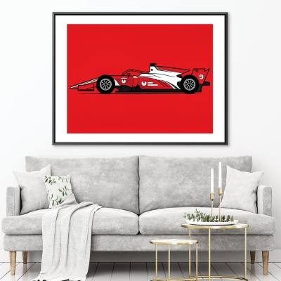 Toile Red Nine Racer
