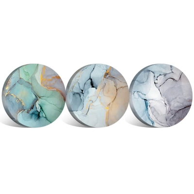 Toile aquarelle douce - Cercle