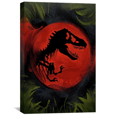 Jurassic Park-Leinwand