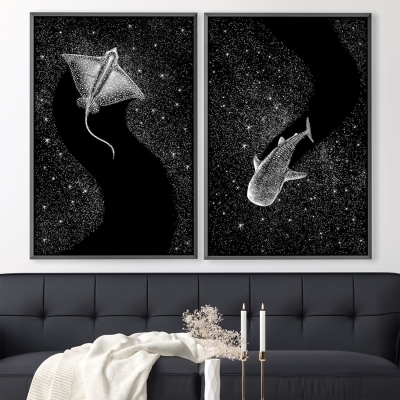 Toile Constellation océanique