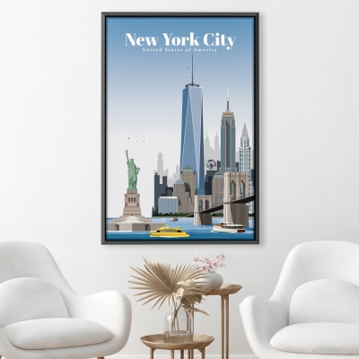 New York City Leinwand