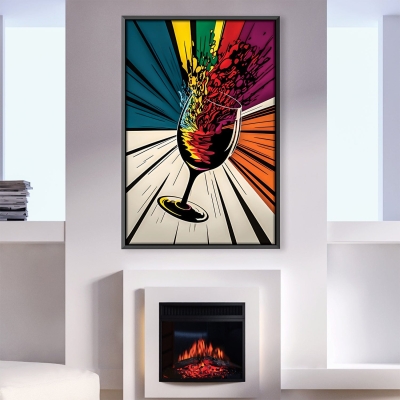 Toile d'explosion de vin