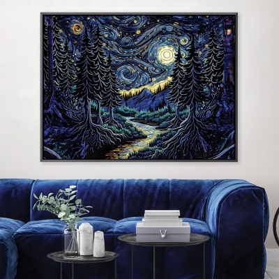 Toile Nature Étoilée