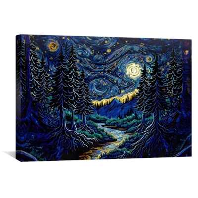 Toile Nature Étoilée