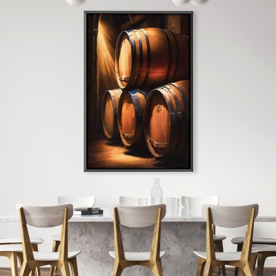 Toile de tonneaux de vin