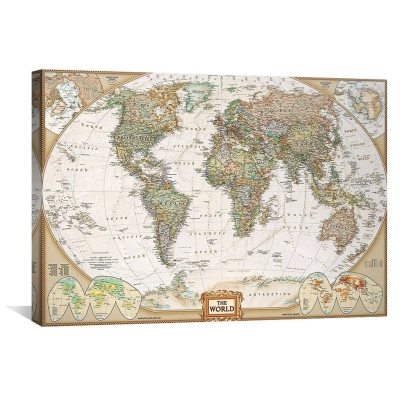 Toile de carte des voyageurs