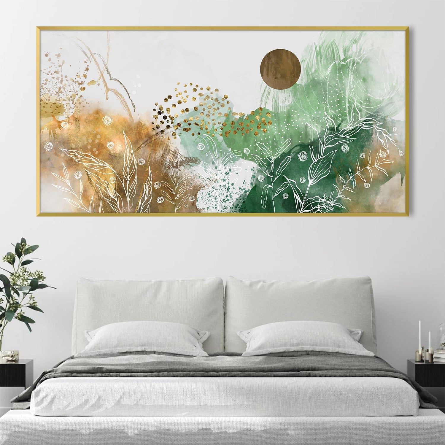 Prairies de la toile abstraite