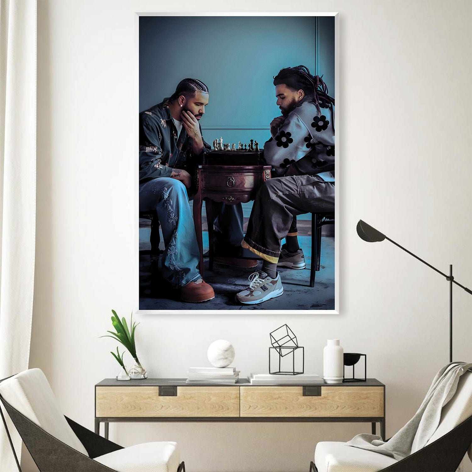 Toile Drake contre Cole