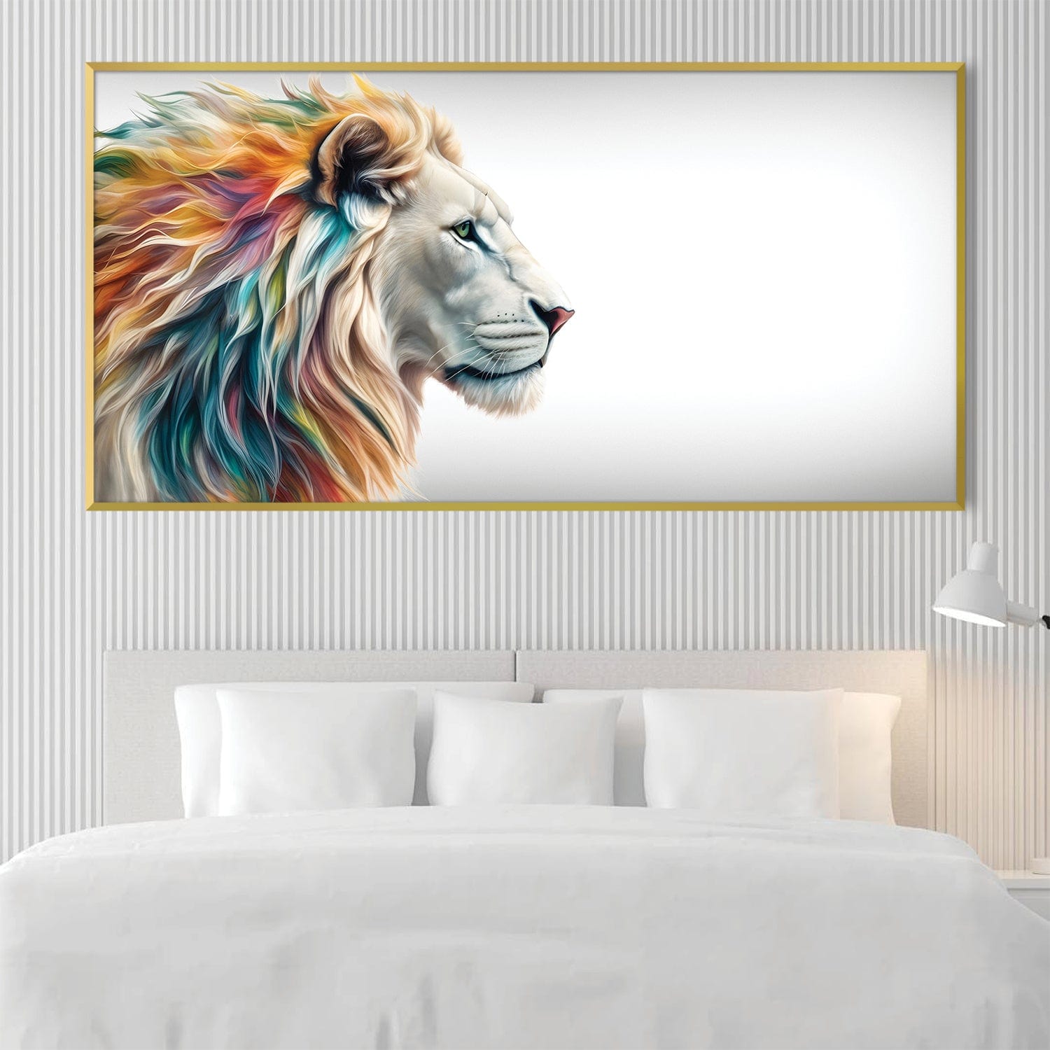 Toile Regard de Lion