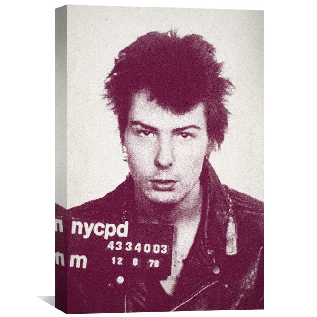 Sid Mugshot Toile Violette