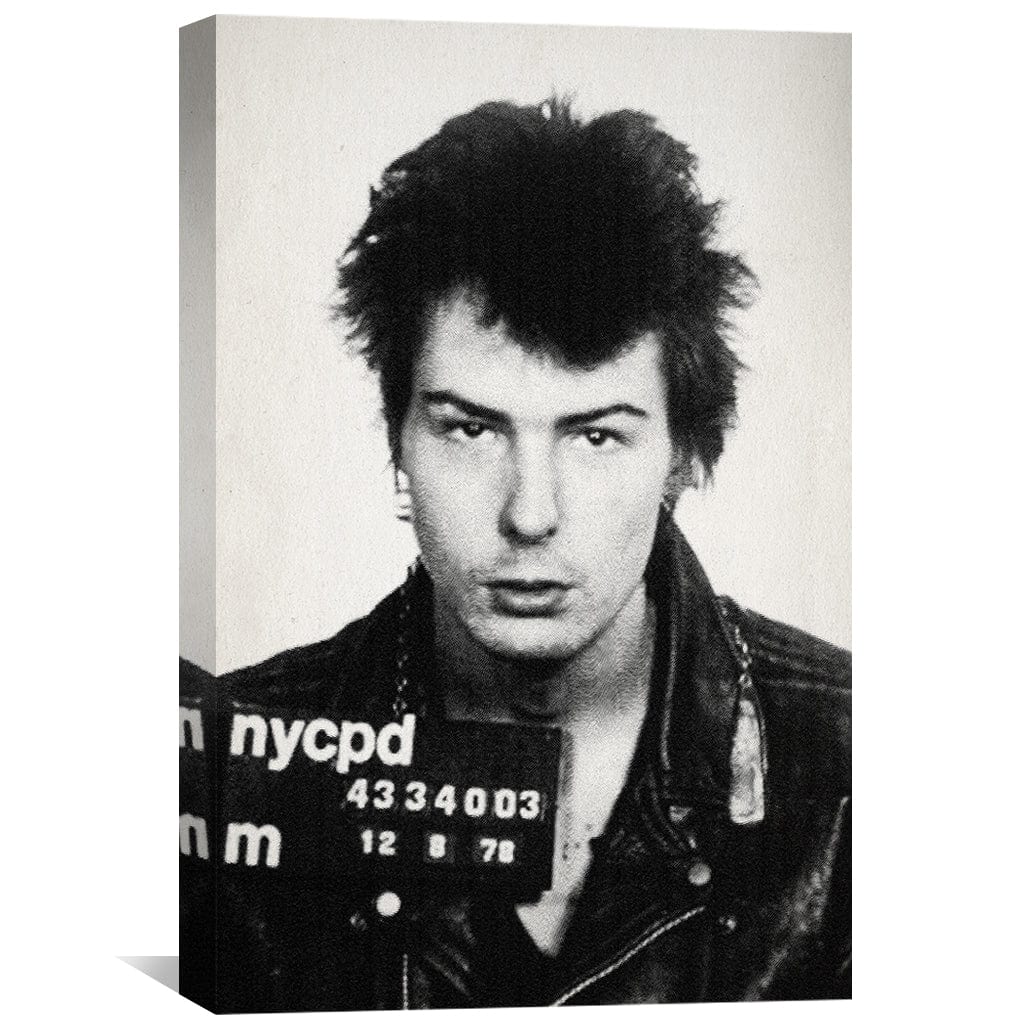 Sid Mugshot Toile Noire